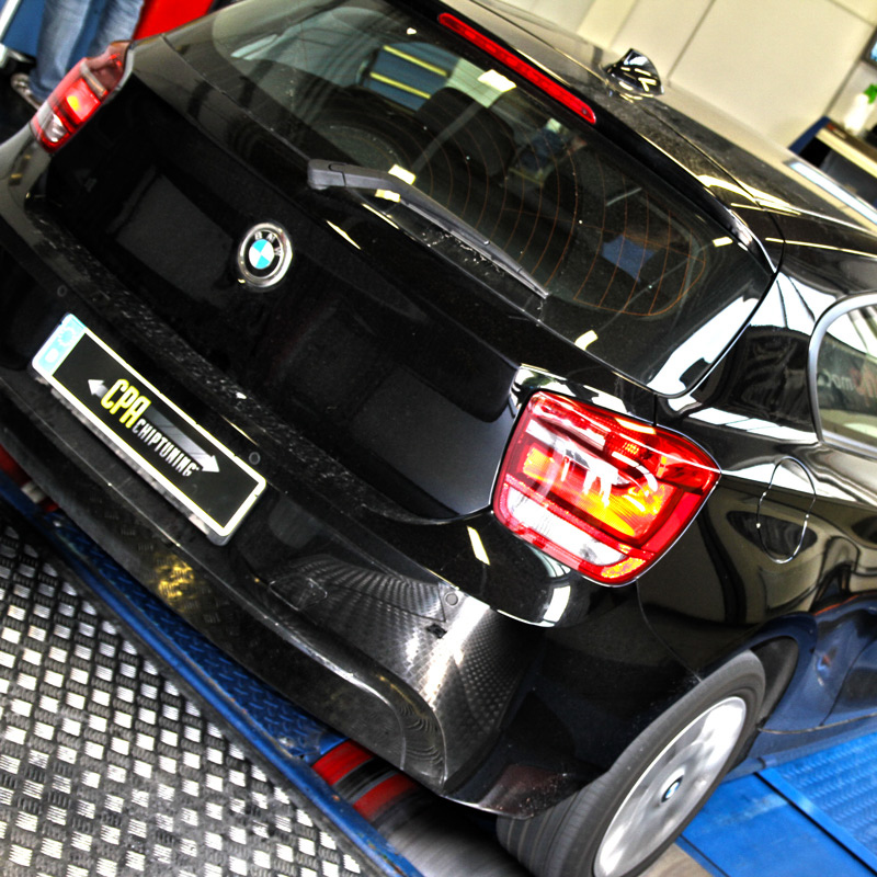 The BMW 120d on the dyno with the PowerBox read more